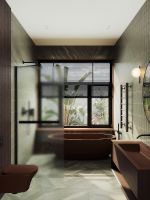 Товар: Душевая перегородка Maybah Glass MGD-725-6ш 690x1950 в широком профиле Черный стекло сатиновое - фото 3 Душевая перегородка Maybah Glass MGD-725-6ш 690x1950 в широком профиле Черный стекло сатиновое — фото 3, Душевые перегородки