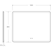 Зеркало BelBagno Marino 100 SPC-MAR-1000-800-LED-TCH-SND с подсветкой с голосовым управлением и подогревом — фото 9, Зеркала в ванную комнату