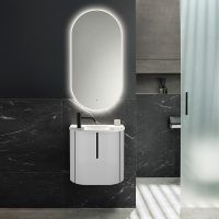 Тумба с раковиной Burgbad Lavo 2.0 55 SGCG053LG0227F5048C0037*1 подвесная Белая глянцевая — фото 2, Мебель для ванной