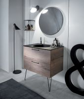 Товар: Тумба под раковину Jacob Delafon Odeon Rive Gauche 60 EB2520-R9-E52 подвесная Дуб Табак ручки Черные - фото 2 Тумба под раковину Jacob Delafon Odeon Rive Gauche 60 EB2520-R9-E52 подвесная Дуб Табак ручки Черные — фото 2, Тумбы под раковину