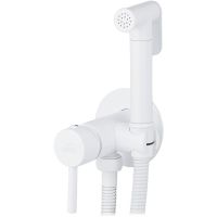 Гигиенический душ со смесителем Viko V-4924 Белый матовый — фото 1, Гигиенические души