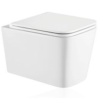 Унитаз Koller Pool Kvadro KR-0530-RW подвесной с сиденьем Микролифт — фото 1, Унитазы