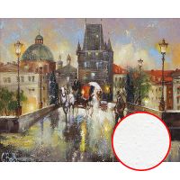 Фреска Ortograf Городской пейзаж живопись 6002 Фактура бархат FX Флизелин (2,5*2) Коричневый/Разноцветный, Город/Живопись — фото 1, Фрески