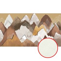 Фреска Ortograf Горы 33619 Фактура флок FLK Флизелин (5,5*3) Серый/Коричневый, Горы/Абстракция — фото 1, Фрески