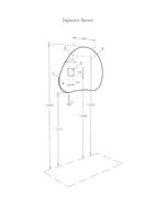 Зеркало Aquaton Венто 95 1A260902VO010 с подсветкой с сенсорным выключателем — фото 10, Зеркала в ванную комнату