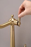 Смеситель для кухни Paulmark Retro Re213226-BR Бронза — фото 4, Смесители