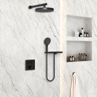 Товар: Душевая система Vincea Inspire VSFW-4I212RMB Черная матовая - фото 3 Душевая система Vincea Inspire VSFW-4I212RMB Черная матовая — фото 3, Встраиваемые душевые комплекты