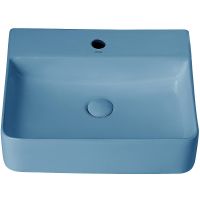 Товар: Раковина Abber Rechteck 50 AC2203MSB Синяя матовая - фото 3 Раковина Abber Rechteck 50 AC2203MSB Синяя матовая — фото 3, Раковины накладные
