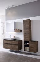 Тумба под раковину Geberit Smyle Square 75 500.353.JR.1 Пекан — фото 5, Тумбы под раковину