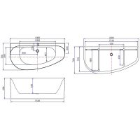 Акриловая ванна Allen Brau Priority 5 160x78 L 2.31005.21A без гидромассажа — фото 33, Акриловые ванны