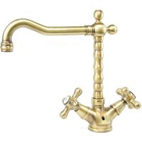 Смеситель для раковины Webert Armony AM700302065 Бронза — фото 1, Смесители для раковины