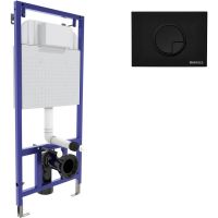 Инсталляция Berges Novum 040225 для унитаза с Черной клавишей смыва — фото 1, Инсталляции для унитазов