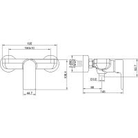 Товар: Смеситель для душа beWash Tiere BVMM1SH357 Черный матовый - фото 2 Смеситель для душа beWash Tiere BVMM1SH357 Черный матовый — фото 2, Смесители