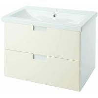 Тумба под раковину Bellezza Пегас 60 4630409270078 подвесная Бежевая — фото 1, Тумбы под раковину