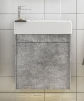 Товар: Тумба под раковину Art&Max Family-400-1D-SO-CV подвесная Цемент - фото 2 Тумба под раковину Art&Max Family-400-1D-SO-CV подвесная Цемент — фото 2, Мебель для ванной