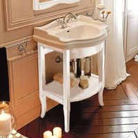 Консоль под раковину Kerasan Retro 58 735030 Белая матовая — фото 1, Мебель для ванной