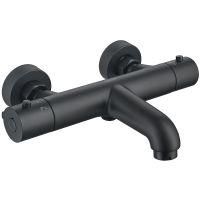 Смеситель для ванны Aquatek AQ1043MB с термостатом Черный матовый — фото 1, Смеситель для ванны