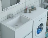 Товар: Раковина Эстет Даллас 130 L ФР-00002166 с местом под стиральную машину Белая - фото 4 Раковина Эстет Даллас 130 L ФР-00002166 с местом под стиральную машину Белая — фото 4, Раковины встраиваемые сверху