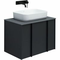 Тумба под раковину Allen Brau Reality 70 1.32004.AM подвесная Антрацит матовый — фото 1, Тумбы под раковину