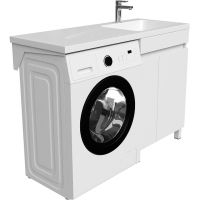 Тумба с раковиной Iddis Optima Home 120 R OPH12RDi95K Белый — фото 4, Тумбы с раковиной