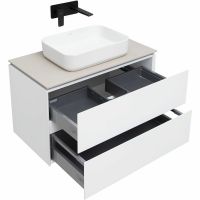 Товар: Тумба под раковину Allen Brau Infinity 85 1.21001.WM подвесная Белая матовая - фото 5 Тумба под раковину Allen Brau Infinity 85 1.21001.WM подвесная Белая матовая — фото 5, Мебель для ванной