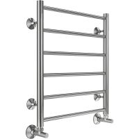 Водяной полотенцесушитель Terminus Аврора П6 500x600 4670078529893 Хром, нижнее подключение, G 1/2" ВР — фото 1, Водяные полотенцесушители