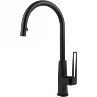 Смеситель для кухни Kaiser Merkur 27166-2 Черный матовый — фото 1, Смесители