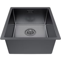 Товар: Кухонная мойка Paulmark Lassan 38 Uni LA38-GM Вороненная сталь - фото 2 Кухонная мойка Paulmark Lassan 38 Uni LA38-GM Вороненная сталь — фото 2, Кухонные мойки