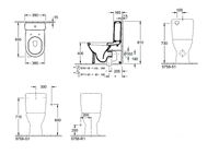 Товар: Унитаз компакт Villeroy&Boch O.Novo 56581001 без бачка и сиденья - фото 16 Унитаз компакт Villeroy&Boch O.Novo 56581001 без бачка и сиденья — фото 16, Напольные унитазы