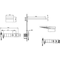 Товар: Душевая система Boheme Zodiac 133-2-G с термостатом Золото - фото 5 Душевая система Boheme Zodiac 133-2-G с термостатом Золото — фото 5, Душевое оборудование. Душевая программа