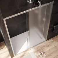 Товар: Душевая дверь AM.PM Gem 150 W90G-150-1-195MM профиль Хром матовый стекло матовое-прозрачное - фото 5 Душевая дверь AM.PM Gem 150 W90G-150-1-195MM профиль Хром матовый стекло матовое-прозрачное — фото 5, Душевые двери в нишу