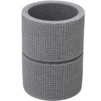 Стакан для зубных щеток Fixsen Nero FX-240-3 Серый — фото 1, Мыльницы