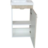 Товар: Тумба под раковину Bellezza Комо 40 4639005180477 подвесная Дуб светлый - фото 2 Тумба под раковину Bellezza Комо 40 4639005180477 подвесная Дуб светлый — фото 2, Тумбы под раковину