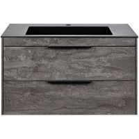 Товар: Тумба под раковину Vincea Chiara 2D 80 VMC-2C2800GS подвесная G.Stone - фото 3 Тумба под раковину Vincea Chiara 2D 80 VMC-2C2800GS подвесная G.Stone — фото 3, Тумбы под раковину