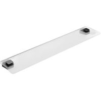 Стеклянная полка Ravak 10° X07P567 Черная матовая — фото 1, Полки для ванной и душа