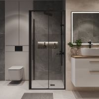 Душевой уголок Niagara Nova 90х90 NG-84-9AB-A90B-34 профиль Черный матовый стекло прозрачное — фото 4, Душевые уголки