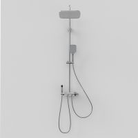 Душевая система Berges Pulsar 075011 с термостатом Хром — фото 3, Душевое оборудование. Душевая программа