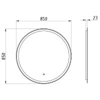 Комплект мебели для ванной ASB-Woodline Рома 100С подвесной Белый — фото 16, Мебель для ванной