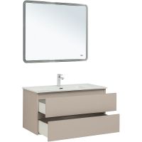 Товар: Тумба под раковину Aquanet Вега 2.0 100 337939 подвесная Бежевая - фото 11 Тумба под раковину Aquanet Вега 2.0 100 337939 подвесная Бежевая — фото 11, Мебель для ванной