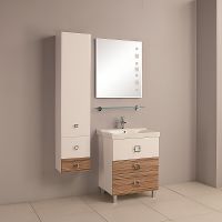 Стеклянная полка Aquaton 65 1A110203XX010 Хром Глянцевая — фото 2, Мебель для ванной