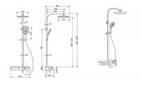 Товар: Душевая система Bravat Meissen Хром арт-F6277312CP-A-ENG - фото 3 Душевая система Bravat Meissen Хром арт-F6277312CP-A-ENG — фото 3, Душевые стойки