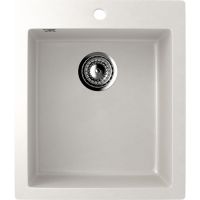 Кухонная мойка Ulgran Classic U-404-341 Ультра-белая — фото 1, Кухонные мойки