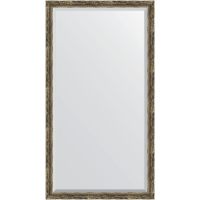 Зеркало Evoform Exclusive Floor 198х108 BY 6145 с фацетом в багетной раме - Старое дерево с плетением 70 мм — фото 1, Мебель для ванной