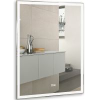 Зеркало Silver Mirrors Norma Neo 70 LED-00002645 с подсветкой с сенсорным выключателем и подогревом — фото 1, Зеркала в ванную комнату