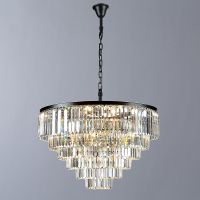 Люстра Divinare Nova 3001/01 LM-16 Прозрачная Черная — фото 3, Люстры