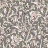 Обои LOYMINA Origins Винил на флизелине (1*10,05) Серый/Розовый/Зеленый, Вензель арт-ALS1 011 — фото 1, Обои для стен