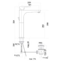 Товар: Смеситель для раковины Webert Sax Evolution SE830402015 Хром - фото 2 Смеситель для раковины Webert Sax Evolution SE830402015 Хром — фото 2, Смесители
