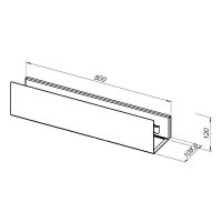 Товар: Металлическая полка Aquanet Магнум 50 274189 Черная матовая - фото 8 Металлическая полка Aquanet Магнум 50 274189 Черная матовая — фото 8, Полки для ванной и душа