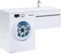 Тумба под раковину Aquanet Токио 130 236917 подвесная Белая — фото 3, Мебель для ванной