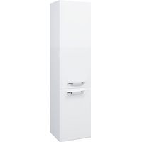 Шкаф пенал Bellezza Луиджи 35 R 4629204181016 подвесной Белый — фото 1, Пеналы для ванной комнаты